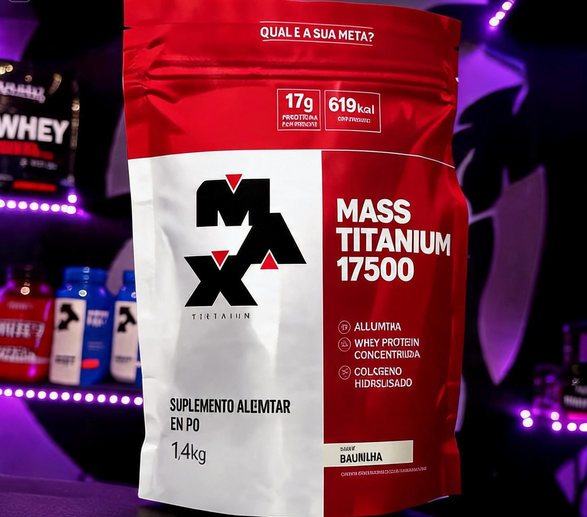 Hipercalórico Dark Lab 3kg - verso